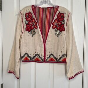 Soft Surroundings Mari Bolero jacket size large